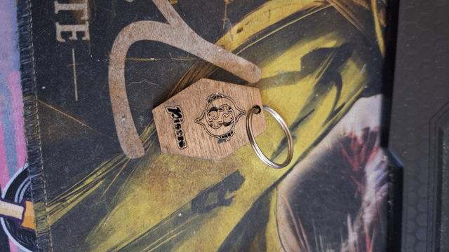Porte-Clés Signe Astrologique Lion – Bois Gravé – Cadeau Zodiaque Unique